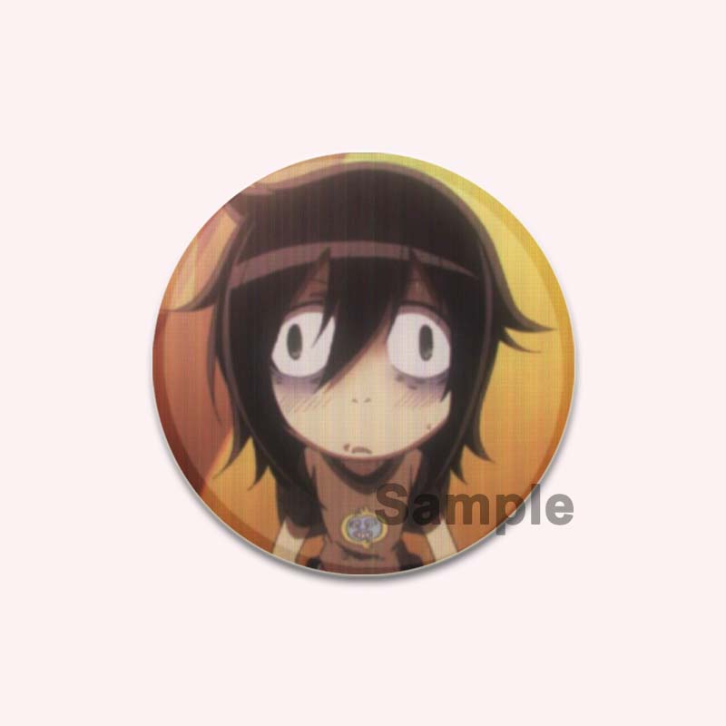 32/44/58MM Аниме Tomoko Kuroki Watamote Pins Милый мультяшный значок ручной работы Броши для нагрудника для рюкзака Одежда Подарки Аксессуар