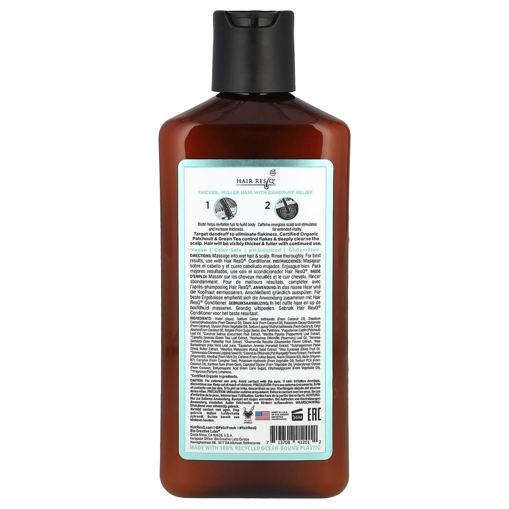 Petal Fresh Hair ResQ, шампунь для придания густоты волосам, против перхоти, 12 жидких унций (355 мл)