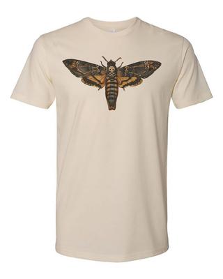 Cottage Cult Clothing Футболка Хлопок Готика Ведьма Оккультизм Викторианский Мотылек-череп