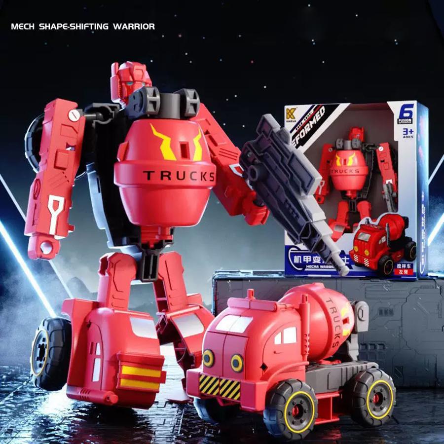 6In1/Transformation First-Class Car Top-Grade Anime-Show Mechanical Machine Construction-Kit Superior-Grade One Superior-Grade Step Superior-Grade