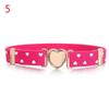 Elastic Adjustable Kids Heart Belt Waist Belt Dresses Girls Elastic Belts