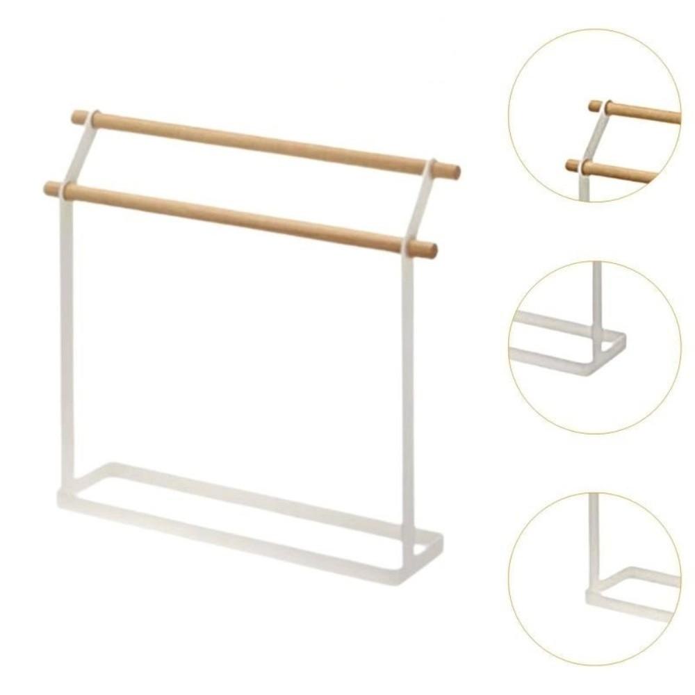 Stable Standing Towel Rack Durable Metal Dishcloth Storage Rack New Towel Drying Rack  Kitchen