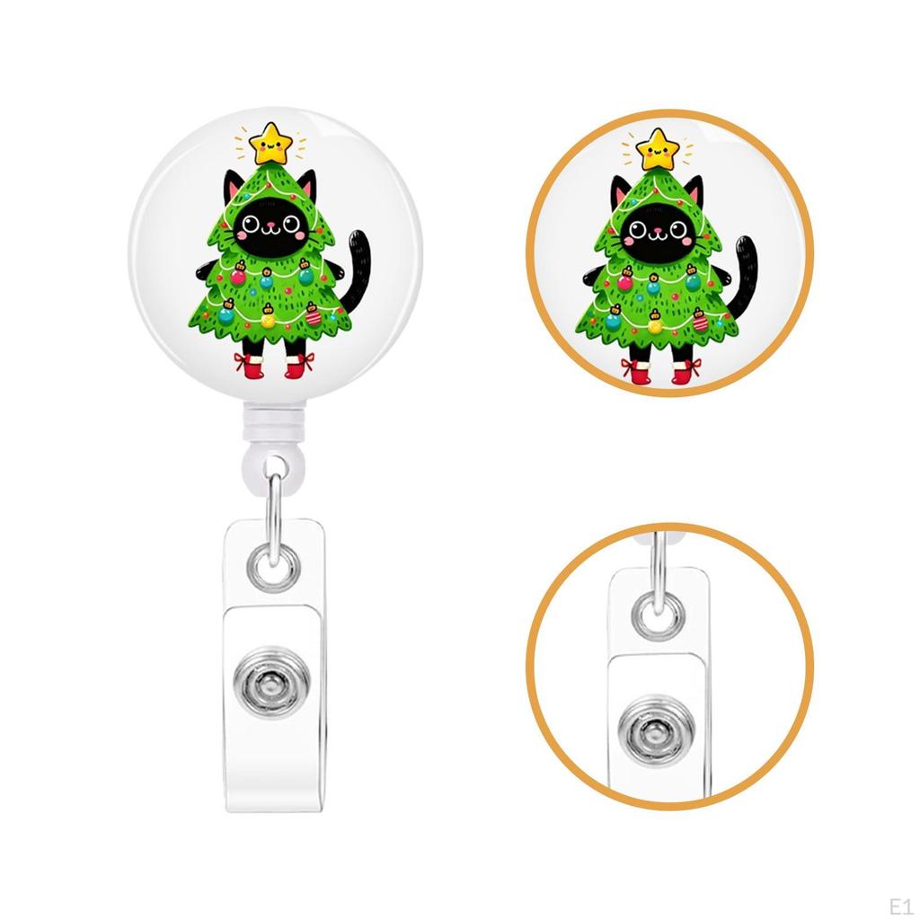 Reel Fashion Retractable for Workers Friends Office Volunteer Conference