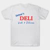 Мужская черная футболка с принтом Delmar’S Deli Печать на трансферной бумаге без вырезания Хлопковая футболка
