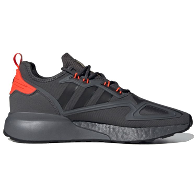 Adidas Кроссовки унисекс ZX 2K Boost Grey Solar Red Серо-Six Core-Черные H06576
