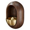 Refrigerator Magnet Doorbell Gift Magnetic Door Chime Black Walnut Wood Wind Chime Garden Home Wardrobe Door Wall Decoration