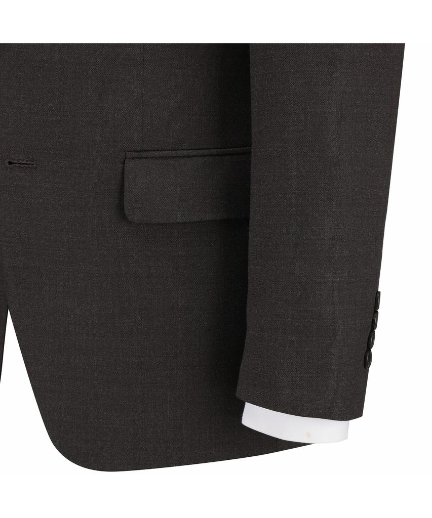 BRENTWOOD Wool Blended Classic Suit Jacket - Brown Brfba26542Brx