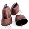 MrMrKura Cowbell Cow Horse Grazing Brass Bell Set Metal Bell Set of 6 Cow Horse Sheep Mini Bell Tin Livestock Animal Hemp Rope Farm Bronze Agriculture