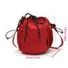 Korean Style Drawstring Bucket Bag Handbag Small Crossbody Bag Sweet Nylon Shoulder Bag  Travel