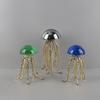Modern Minimalist Crystal Jellyfish Ornaments Metal Ocean Art Living Room Bedroom Hotel Home Accessories Table Decoration