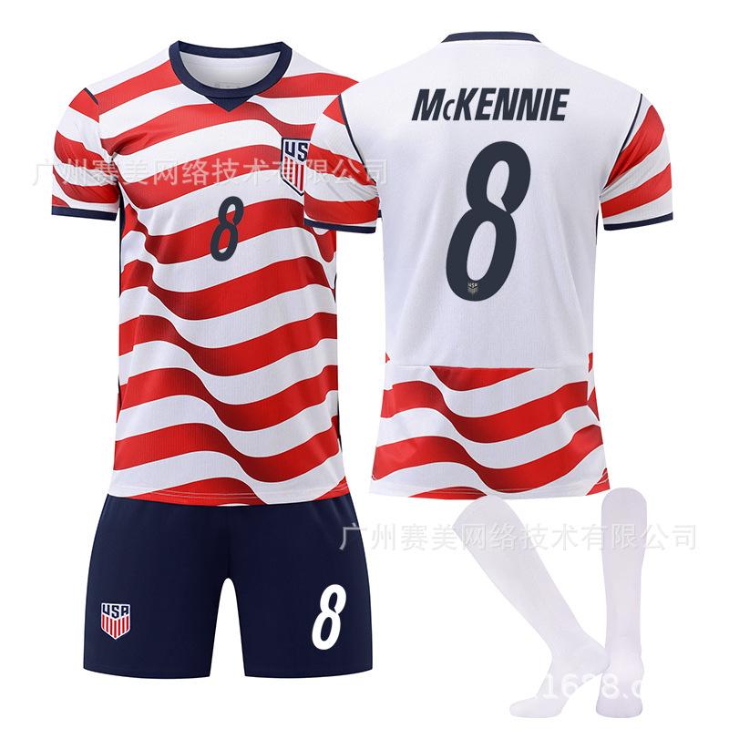 2026 No. 8 McKennie USA World Cup Home Shirt