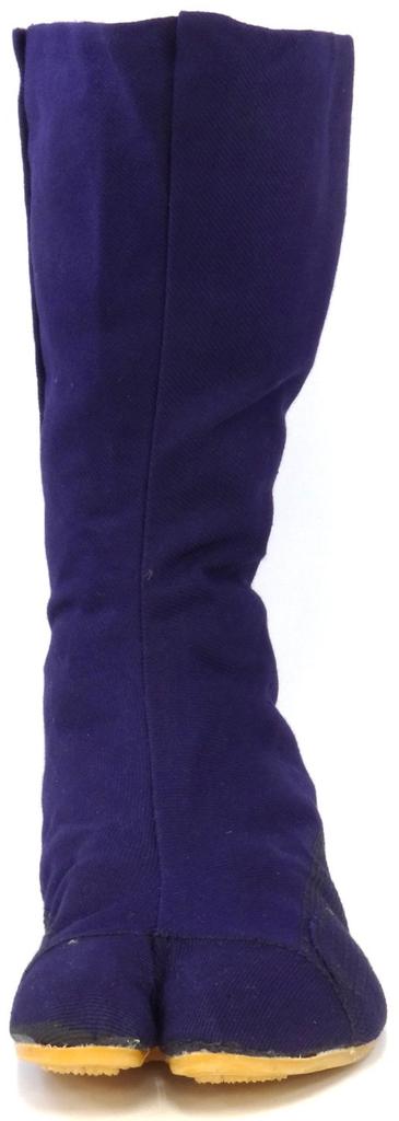 Rikio Sewn Navy T12W Tabi, Taro, 12-Sheet Kohaze, Blue, Thick, 26.5cm,
