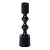 Candlestick - ALU - Double Knot - 45x160mm - Black - Decorative Objects