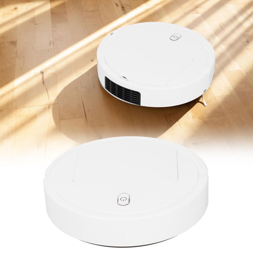 Household Automatic Smart Robot Vacuum Cleaner USB Sweeping Floor Cleaning RobotWhite