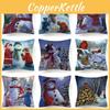 Stylish And Unique Christmas Snowman Pillow Case Perfect For Holiday Home Decor