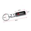 fszp1 Metal Ring Resin Car Emblem Keychain Car Accessories for Mitsubishi Lancer EX ASX Outlander Ralliart V73