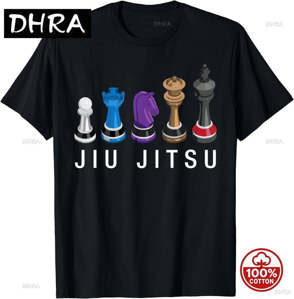 Смешной Bjj Бразильское джиу-джитсу Шахматный Пояс Боец ММА Подарки Футболка Унисекс Унисекс Мягкая одежда Топы Винтажная одежда Уличная одежда Футболки