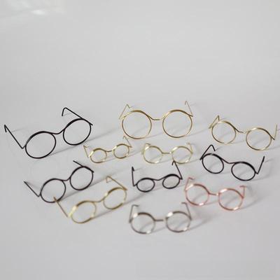 Мини-очки-щенок OB11 Twist Stick: Аксессуары для DIY-витрин со стальным проволочным каркасом (3-4-5 см)
