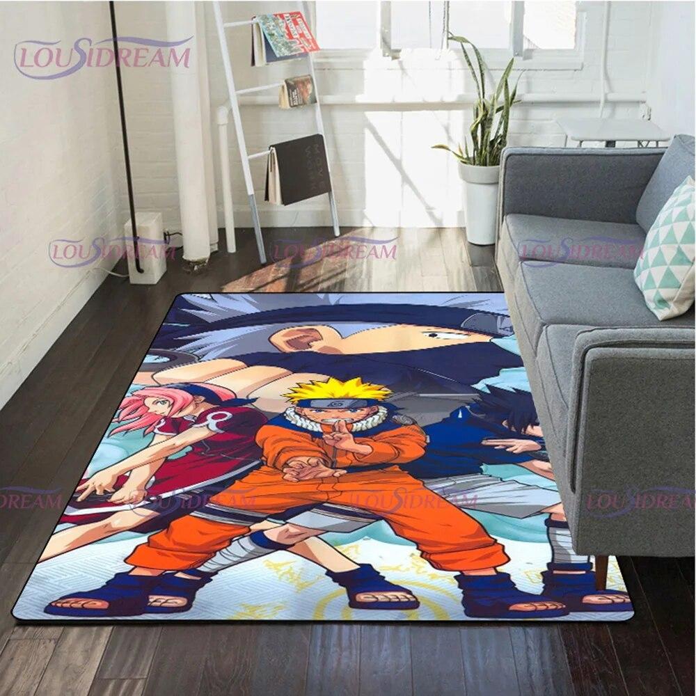 Креативный ковер с принтом N-Naruto, коврик для йоги, нескользящий ковер, коврик для ванной, напольный коврик, коврик для гостиной, подарок на день рождения