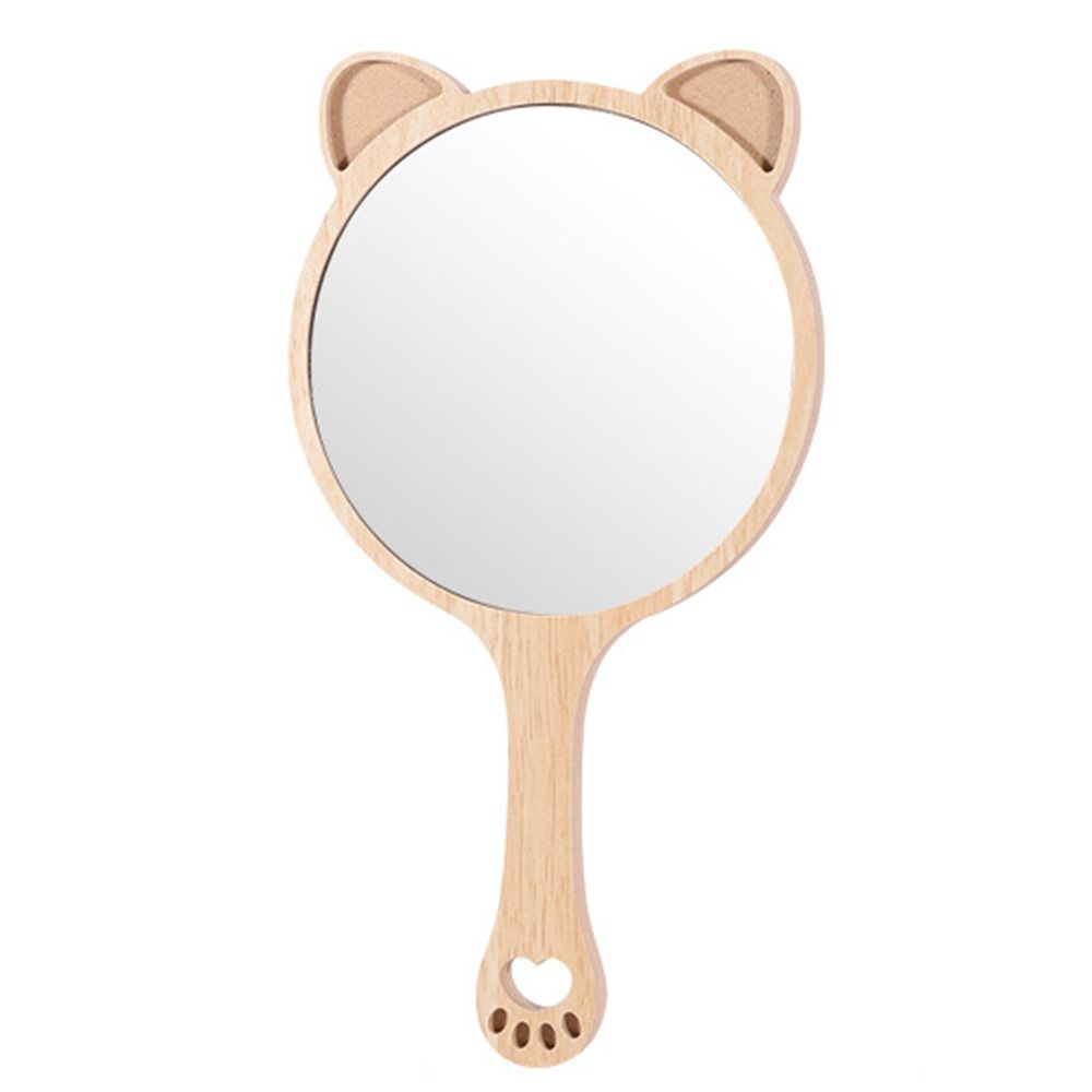 Portable Makeup Mirror with Handle Creative Cosmetic Mirror Gift Handheld Mirror  Makeup Use