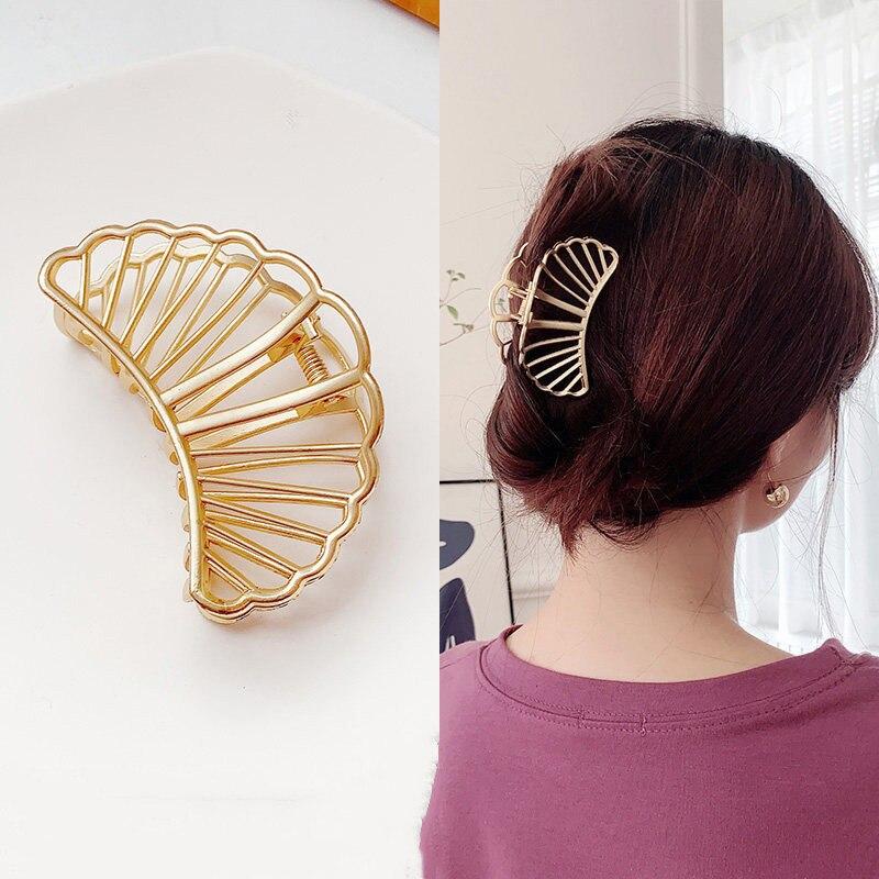 Модная металлическая заколка для волос с геометрическим рисунком, бабочка, винтажная элегантная заколка для волос, зажим для волос для девочек, головные уборы, женские аксессуары для волос