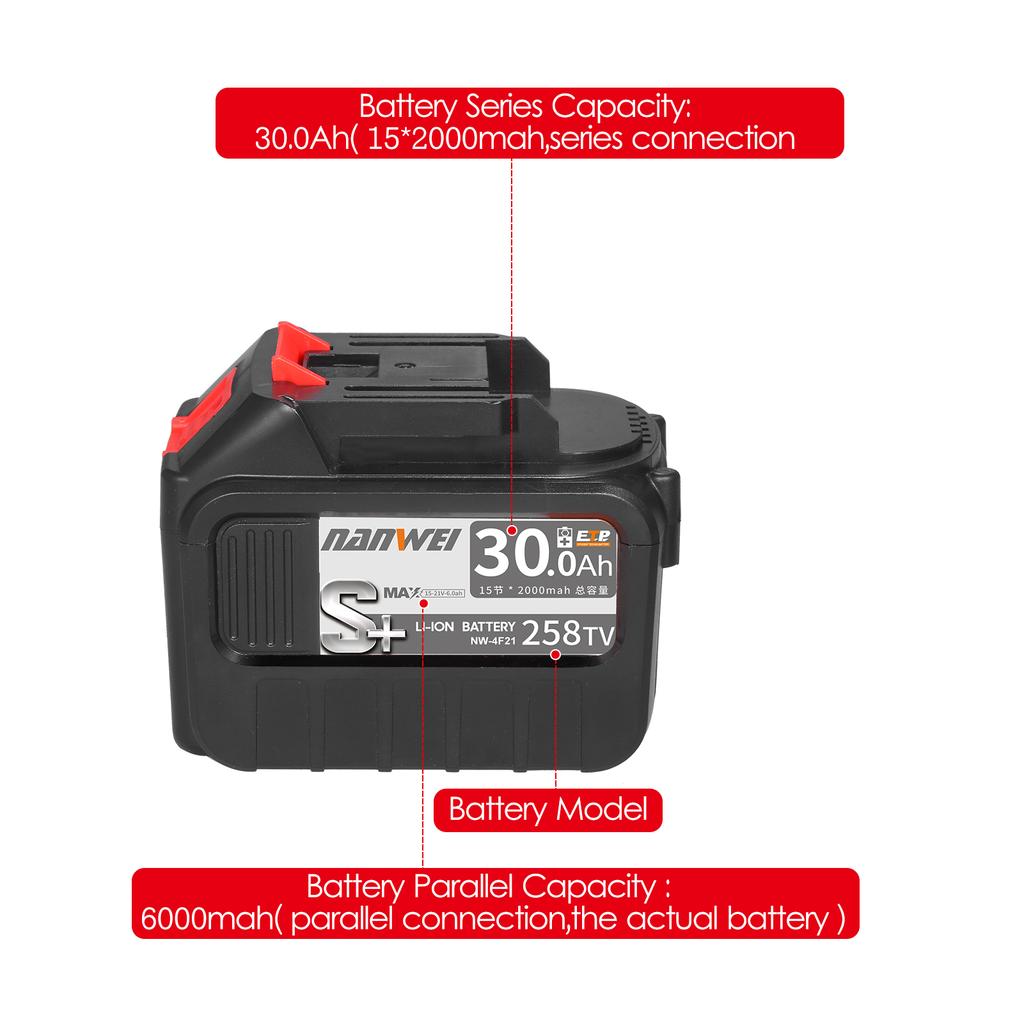 Аккумуляторная дрель-шуруповерт 21 В, максимальный крутящий момент 200 Нм, 20 + 3 положения, 0–2150 об/мин, переменная скорость, удар