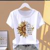 (Asian Size) Graphic Tee Butterfly Trend Cute 90s Casual T Clothing Print Female Casual Women's Top Fashion Short Sleeve T-shirt