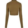 Urban Classics Ladies - Organic Crop Turtleneck Longsleeve