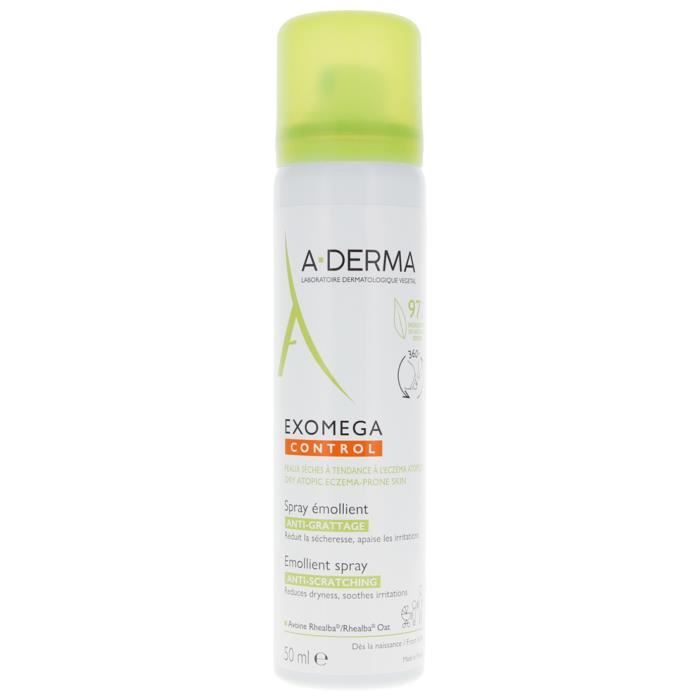 A-Derma Exomega — Control — Anti-Itch Emollient Spray 50 Ml