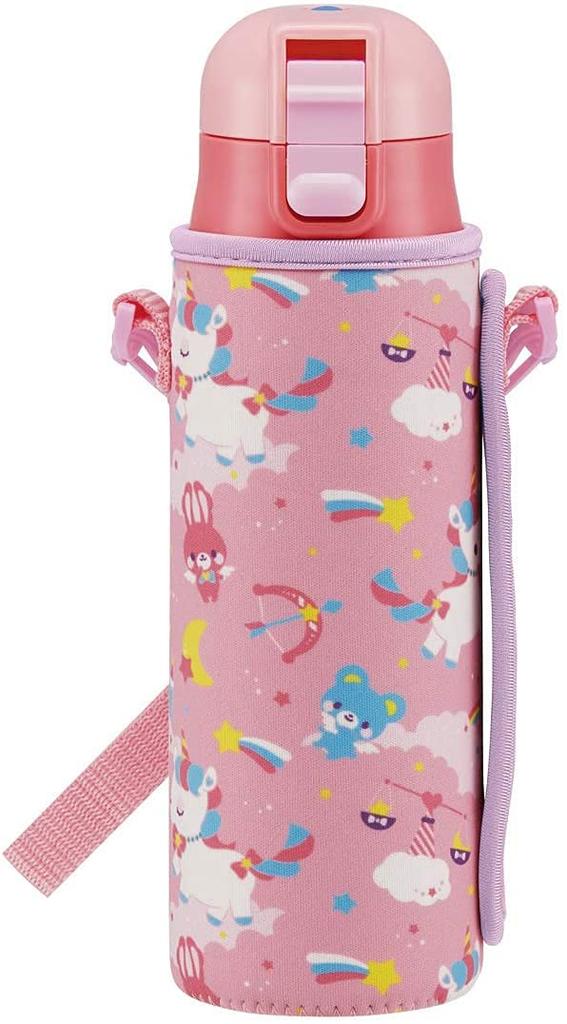 Бутылка для воды из нержавеющей стали Skater Direct Drinking 470 мл с крышкой Unicorn Girl KSDC4
