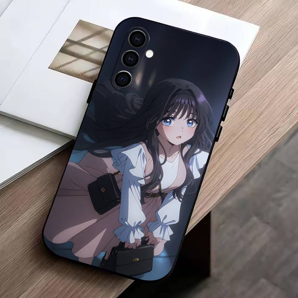 Kaoruko W-Waguri Чехол для телефона для Samsung Galaxy A73, A72, A71, A70, A53, A52, A51, Другие Мягкий черный чехол