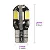 10Pcs/set Super Bright W5W T10 LED Bulbs DC 12V Auto Signal Lamp Car Interior Dome Lights  Auto Bulb