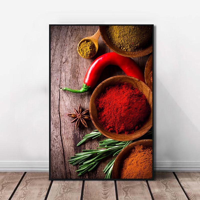WCIC Новая приправа чили, вкусные украшения для специй, художественная ткань, домашний фон, украшение на стену, подвесная картина