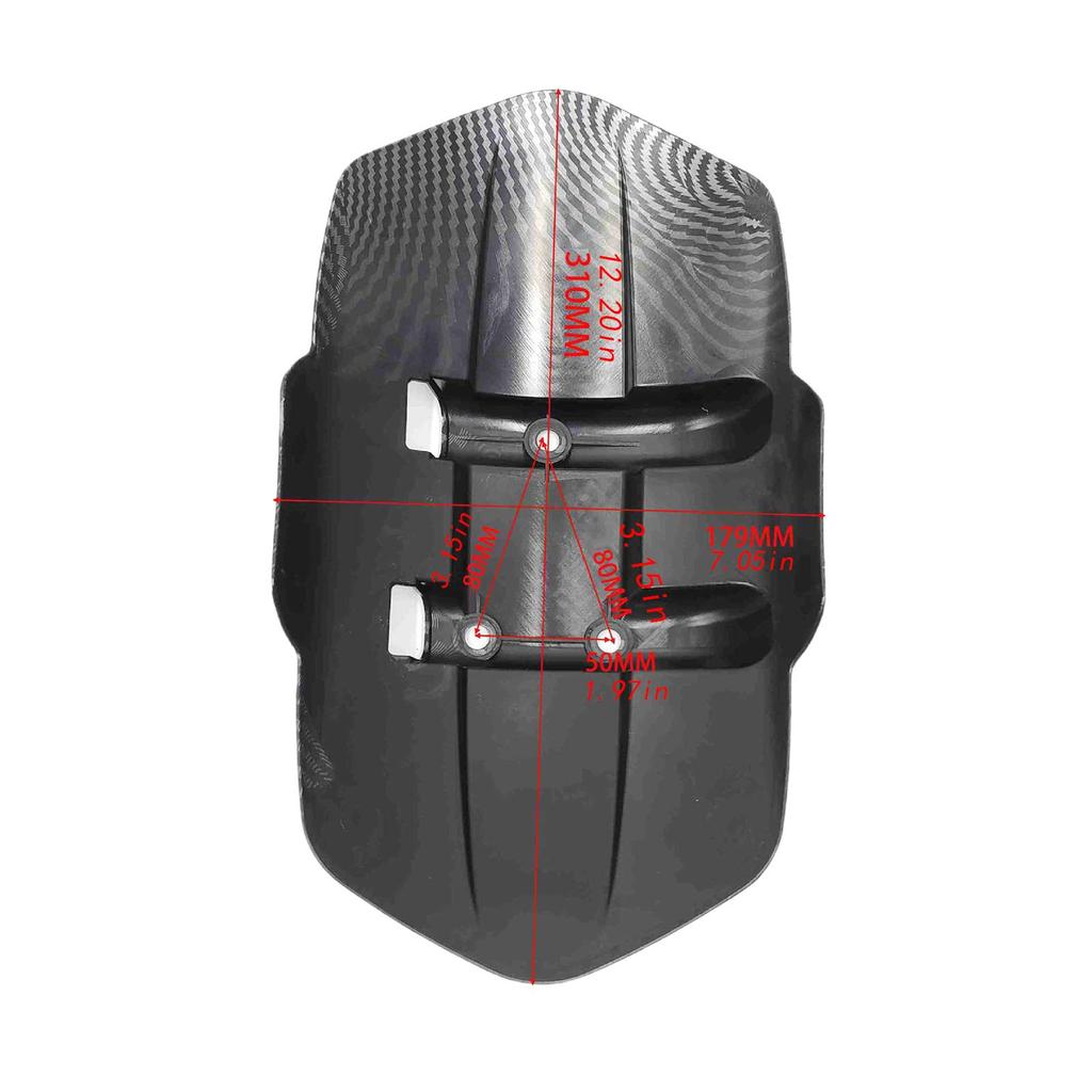 Electric Bicycle Rear Fender Lightweight Spare Parts Motorcycle Splash Guard