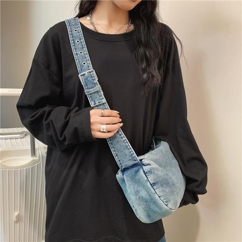 Винтажные джинсовые сумки через плечо для девочек, школьные сумки-мессенджеры, дорожные сумки, повседневные женские сумки через плечо большой вместительности