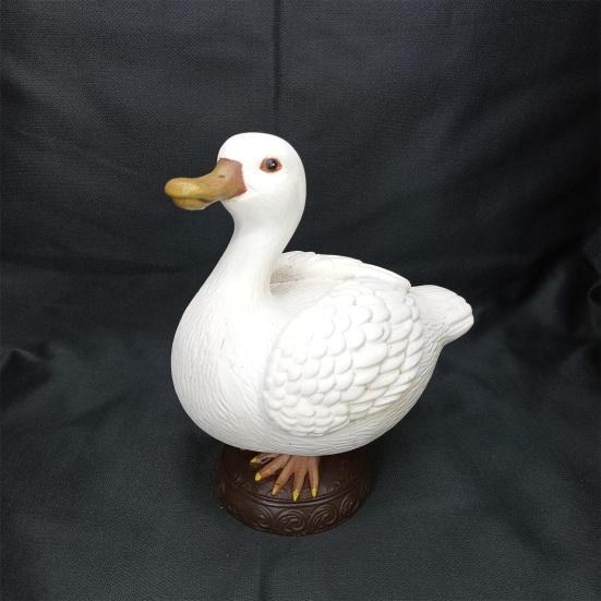 1/2Pcs Magnetic Beak Duck Statue Key Holder Resin Duck Figurine Key Hanger Home Office Animal Sculpture Desktop Decoration Ornament