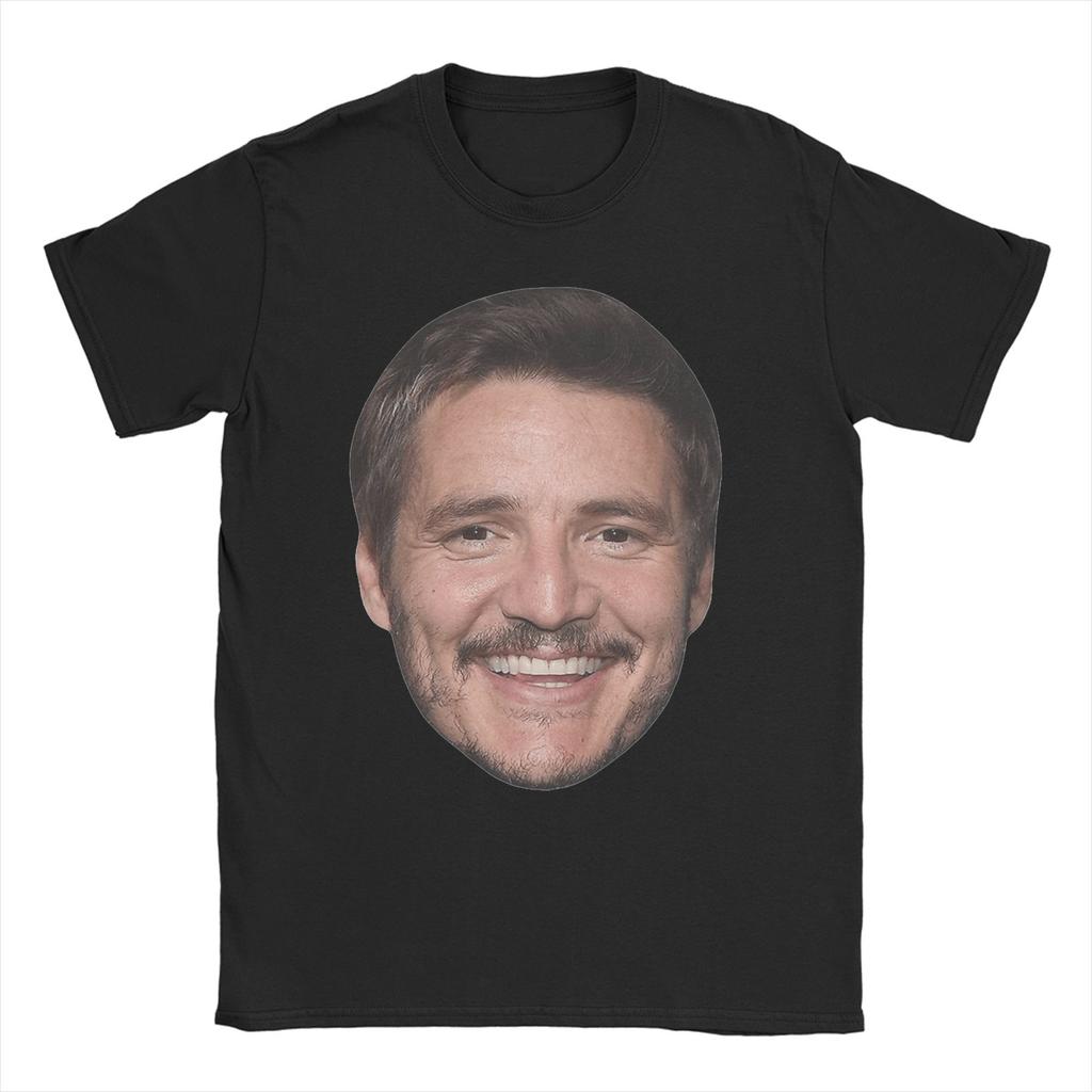 2026 Men Womens Pedro Pascal T Shirt Funny Actor Vintage 90s Pure Cotton Tops Fashion Short Sleeve Crewneck Tees New TShirts