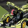 8553-1 Lamborghini V12 Sports Car Model Compatible with Assembled Building Blocks Toy Boy Gift