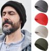Hip Hop Beanie Hat Chunky Cuffed Knitted Hat Winter Warm Hat for Women Men