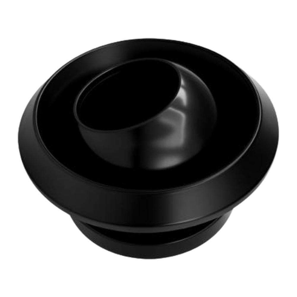 ABS Spherical Diffuser with Square Outline and Swirling Air Pathway for Use in Air Distribution and Conditioning