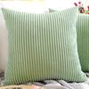 1 шт. Чехол на подушку для дома, супермягкий, вельветовый, для кровати, для гостиной, полосатый, для дивана, 40х40 см