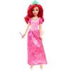 Mattel Принцесса Диснея Ариэль (Розовое платье с оборками) [Кукла для переодевания и игровой набор] [Аксессуары в комплекте] [Возраст 3+] HLX34
