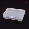 Прямоугольная полупрозрачная коробка, прочная, надежная коробка для хранения, упаковка из пластиковых коробок, водонепроницаемая, многофункциональная, пылезащитная коробка для хранения