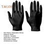 100Pcs Black Nitrile Disposable Gloves Medical Exam Latex Powder-Free Food Safe Textured Fingertips Anti-Slip Design Thick Gloves for Beauty Tattoo