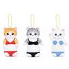 Adorable 14cm Shark Cat Plush Toy In Blue Bikini Super Soft Pp Cotton Filling