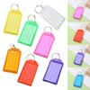 20Pcs Plastic Key Label Lightweight Writeable Removable Key Ring Tag Lightweight Colorful Key Organization