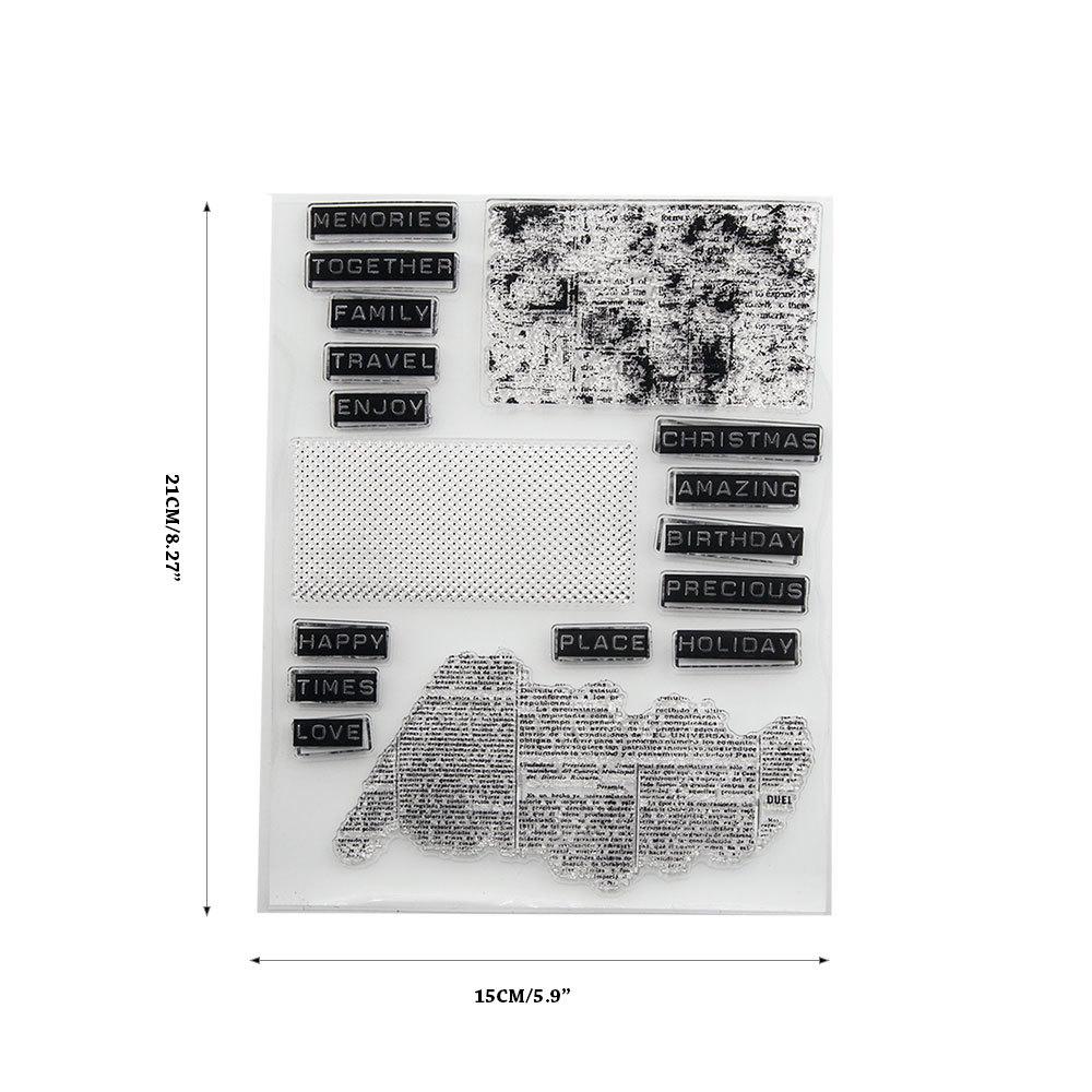 Цветок, лист, бабочка, прозрачные силиконовые прозрачные штампы для печати, сделай сам, Скрапбукинг, декор для фотоальбома, художественная карта путешествий