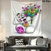 diddl Wall Tapestry Aesthetic Wall Hanging Printed Fabric Blanket Decorative Tapestries for Bedroom Living Room Home Decor