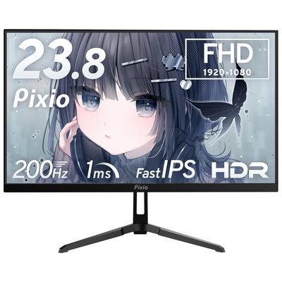 Игровой монитор Pixio PX248 Wave Black дюйм 200 Гц FHD Динамики 2 года гарантии 30 дней гарантия возврата 23.8 Встроенный
