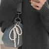 Брелок для ключей Ins Style Bowknot Pearls Metal Love Phone Подвеска для наушников Чехол для сумки Декор Брелок для ключей от автомобиля